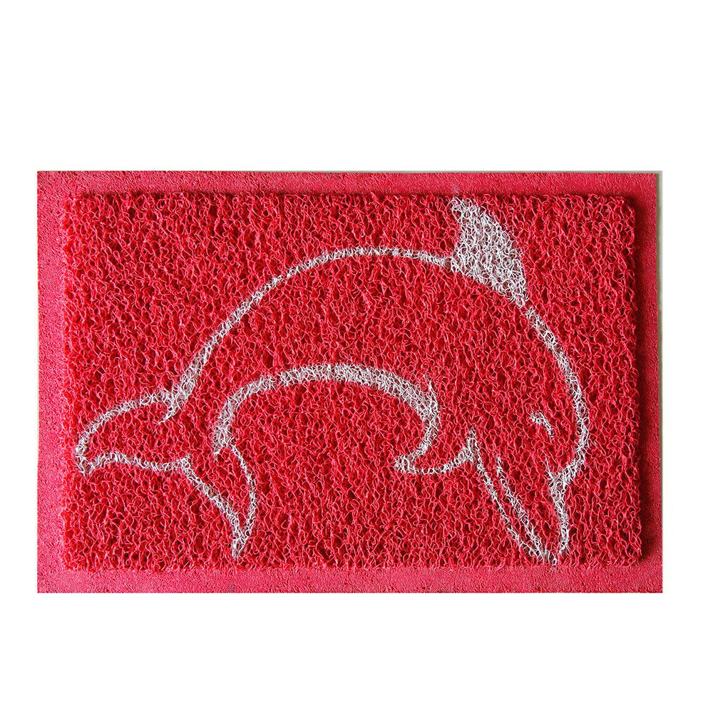 Kıvırcık Yunus Desenli Kapı Önü Paspas