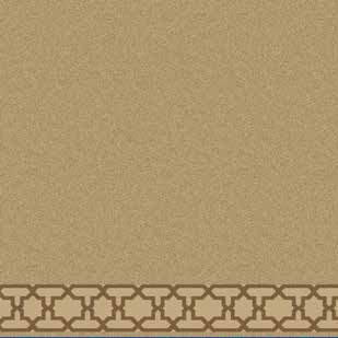 Yonca Saflı Cami Halısı Bej