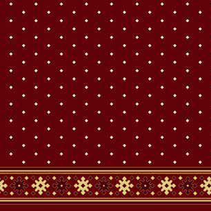 Sardunya Saflı Cami Halısı Bordo