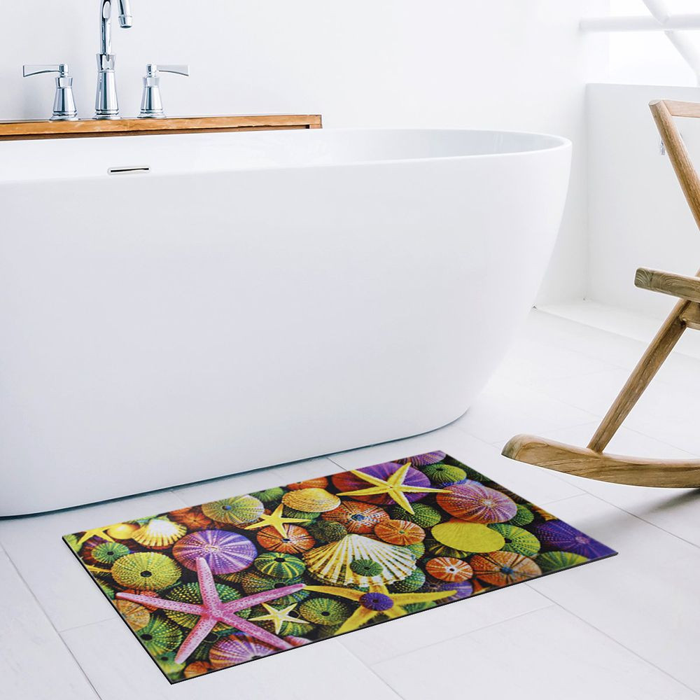 Deniz Yıldıızı Desenli Kauçuk Kapı Önü Paspası