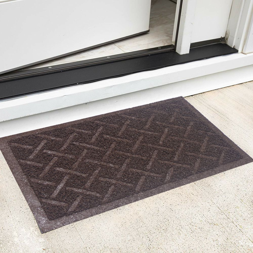 Desenli Kıvırcık Kapı Önü Paspası