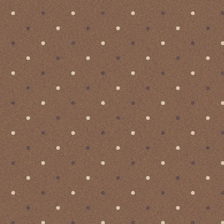 Points Kahverengi Proje Halısı