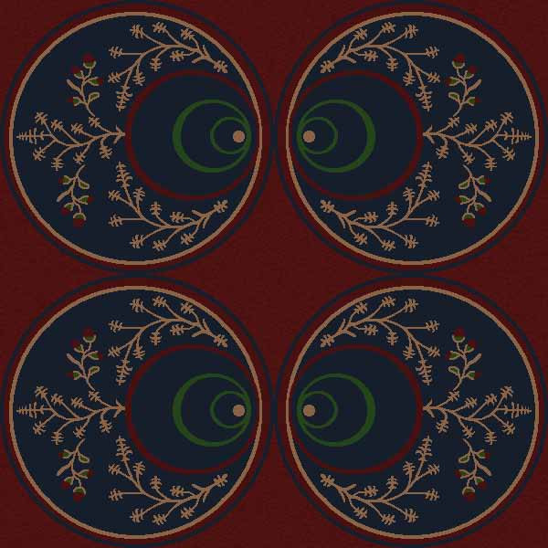 Samur OS 09 108 - 01 Desenli Bordo Otel Halısı 