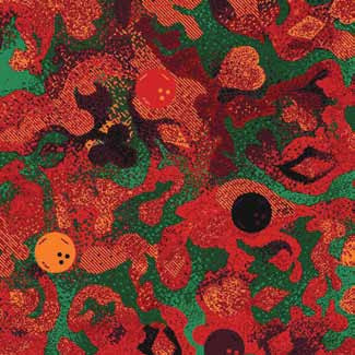 Samur S07 092 - 11 Kırmızı Desenli Otel Halısı 