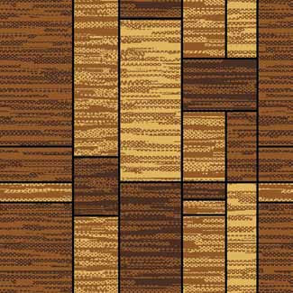 Samur S09 312 - 01 Kahverengi Desenli Hotel Halısı