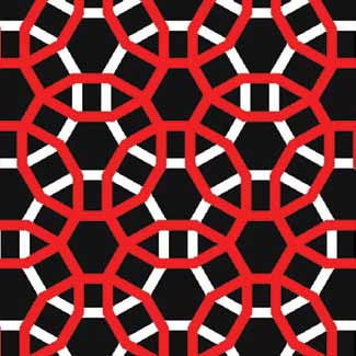 Samur S11 051 - 01 Siyah Desenli Hotel Halısı